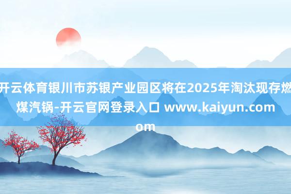 开云体育银川市苏银产业园区将在2025年淘汰现存燃煤汽锅-开云官网登录入口 www.kaiyun.com