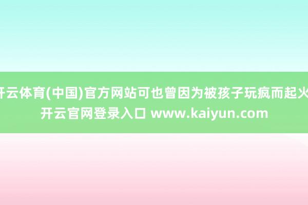 开云体育(中国)官方网站可也曾因为被孩子玩疯而起火-开云官网登录入口 www.kaiyun.com